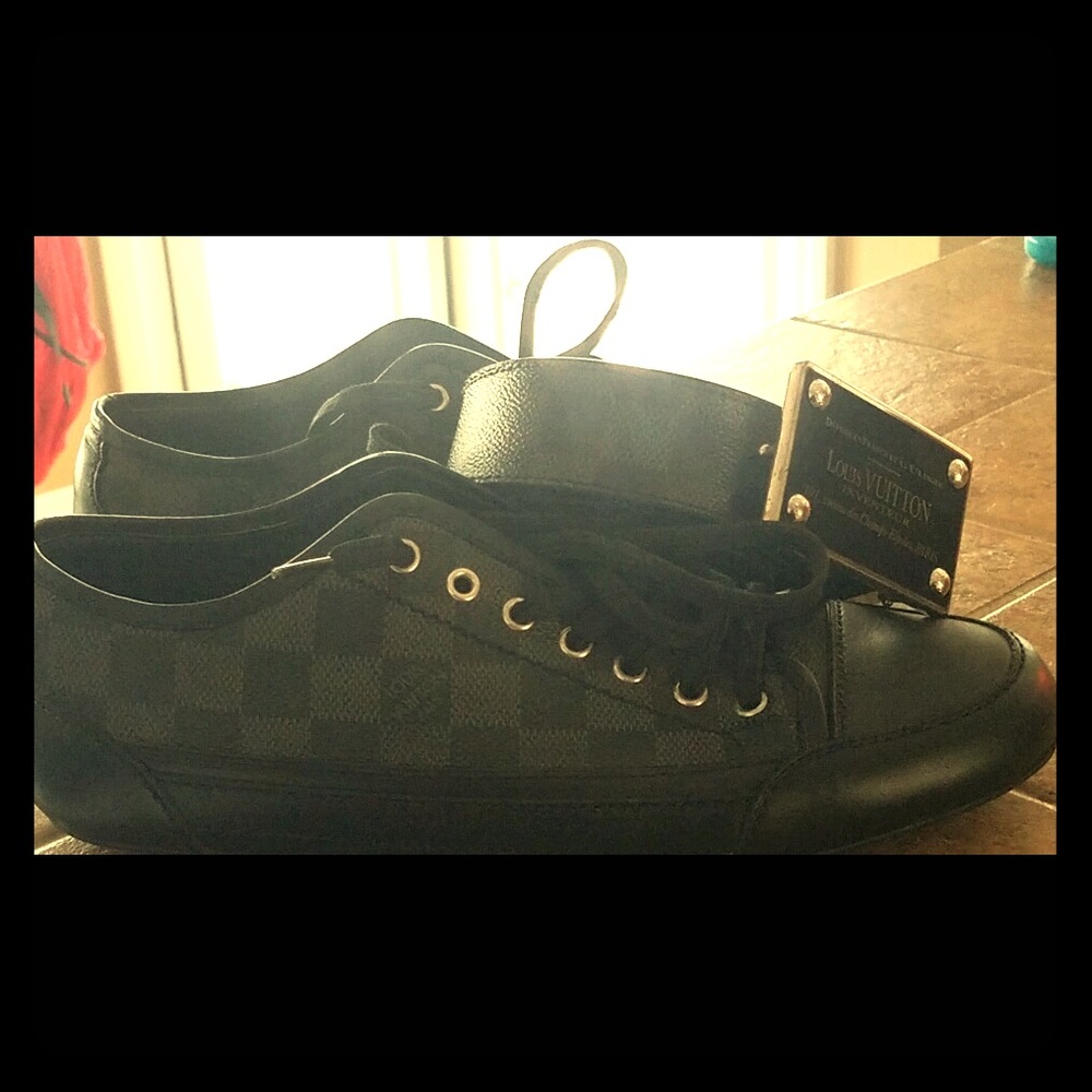 Authentic Louis Vuitton Damier Black Sneaker